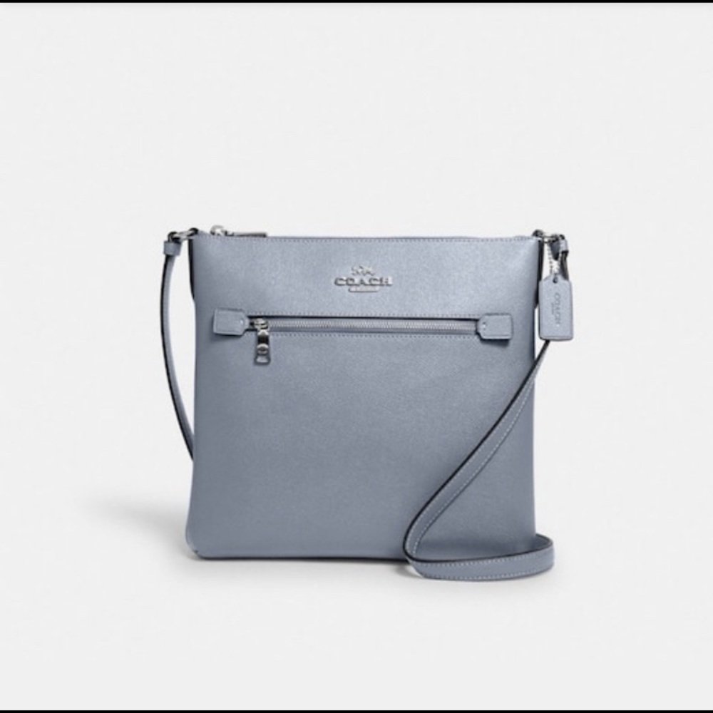 Coach Rowan Bag Purse Silver NWT